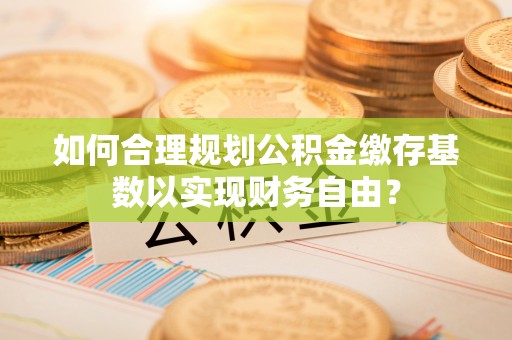 新丰如何合理规划公积金缴存基数以实现财务自由？
