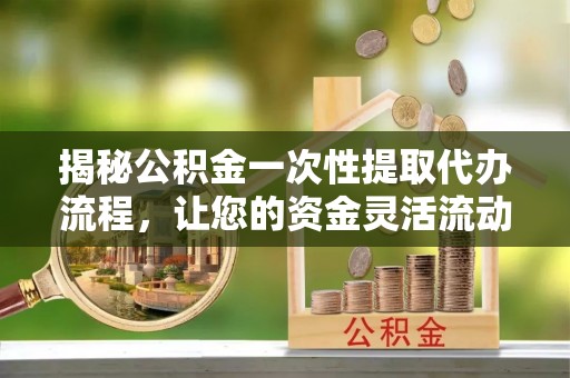 新丰揭秘公积金一次性提取代办流程，让您的资金灵活流动