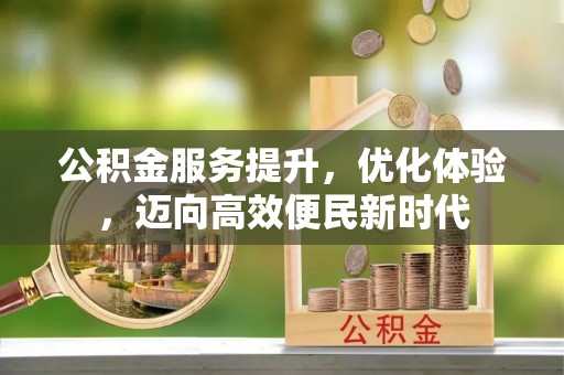 新丰公积金服务提升，优化体验，迈向高效便民新时代