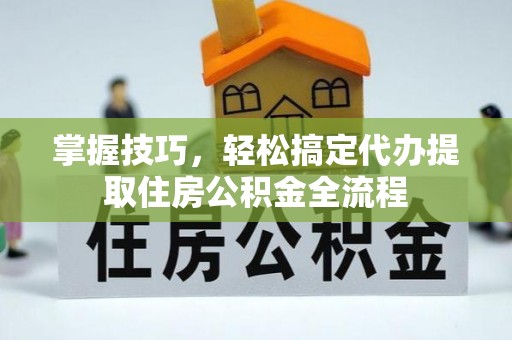 新丰掌握技巧，轻松搞定代办提取住房公积金全流程