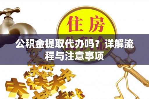 新丰公积金提取代办吗？详解流程与注意事项