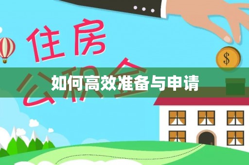 新丰如何高效准备与申请