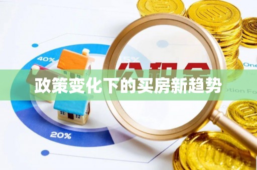 新丰政策变化下的买房新趋势